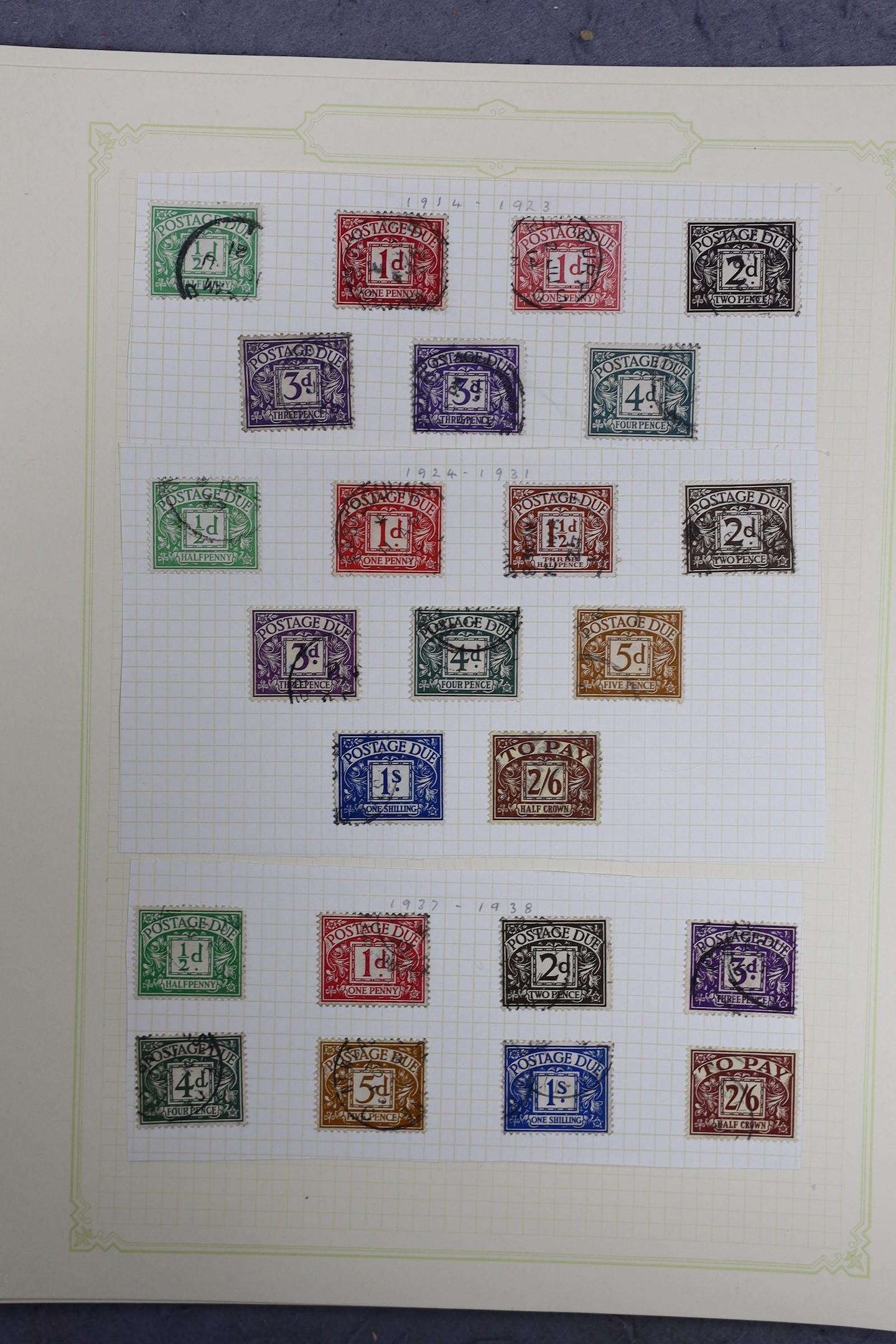 A collection of Victorian and Edwardian Official Use stamps